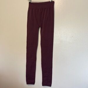 Zenana Outfitters purple berry high waisted cozy leggings 2x/3x